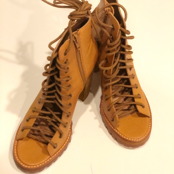 Free people Palermo Heels color tan - Picture 4 of 7